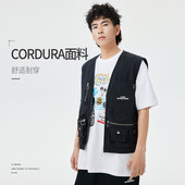 男子工装 夏季 休闲运动潮流透气马甲外套AMDT003 李宁正品 Lining