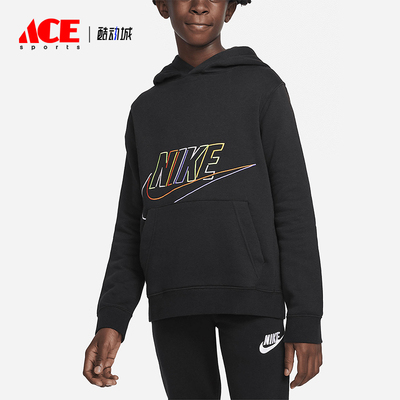 Nike/耐克正品字母Logo印花连帽卫衣新款经典连帽卫衣DX5087-010
