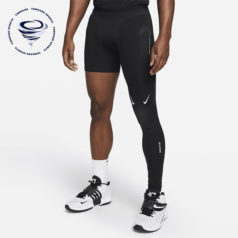 Nike/耐克正品2025 NOCTA男士跑步单腿运动训练紧身裤DN0006-010