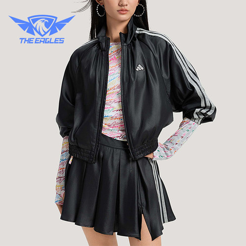 Adidas/阿迪达斯正品DCE WV SL JKT女士时尚立领梭织夹克KS0039