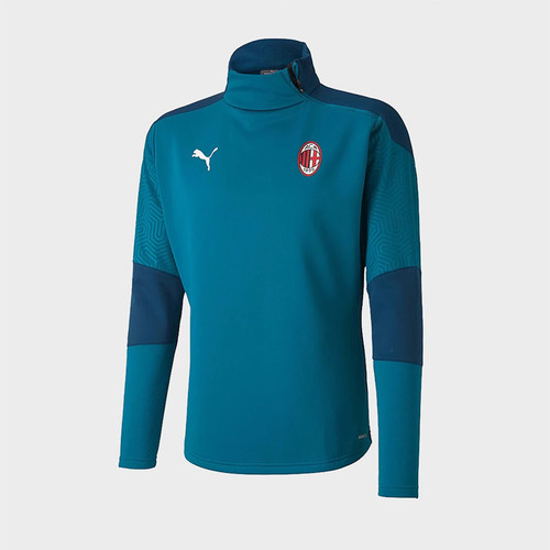 Puma/彪马正品运动男士侧拉链休闲时尚训练经典足球长袖T恤