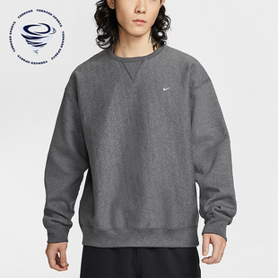 耐克正品 运动圆领加绒针织卫衣HV1087 Solo 男士 071 Swoosh Nike