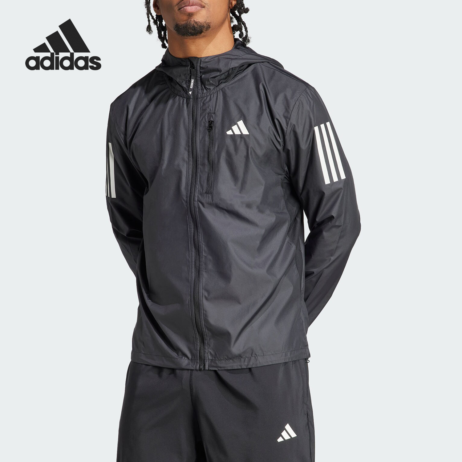 Adidas/阿迪达斯男士连帽外套