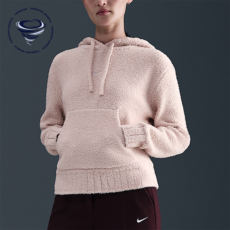 Nike/耐克正品2025秋季款女士运动日常口袋保暖套头衫HV2769-667