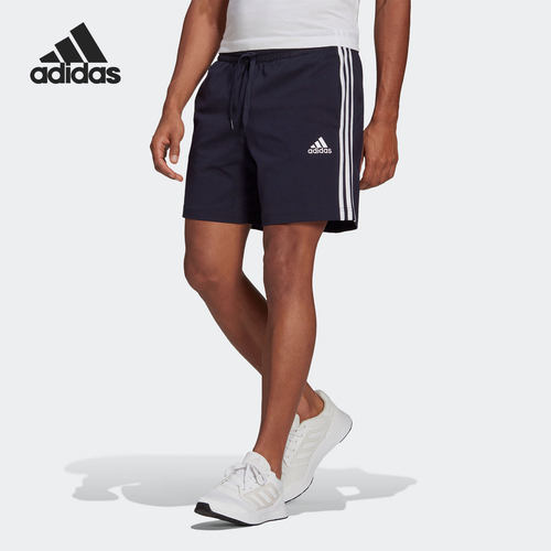 Adidas/阿迪达斯正品当季新款男子三道杠休闲运动短裤GK9989