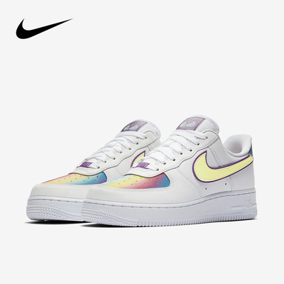 Nike/耐克官方正品男女空军一号炫彩轻便低帮休闲运动板鞋 CW0367