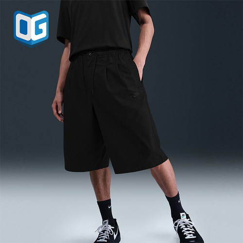 Nike/耐克正品2025 Club男士运动梭织经典透气休闲短裤HJ2541-010