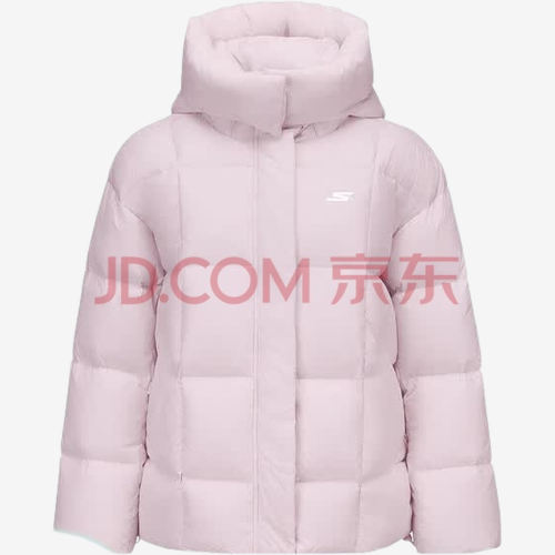 Skechers斯凯奇正品女款防风防水防油污羽绒服P425W134-008K