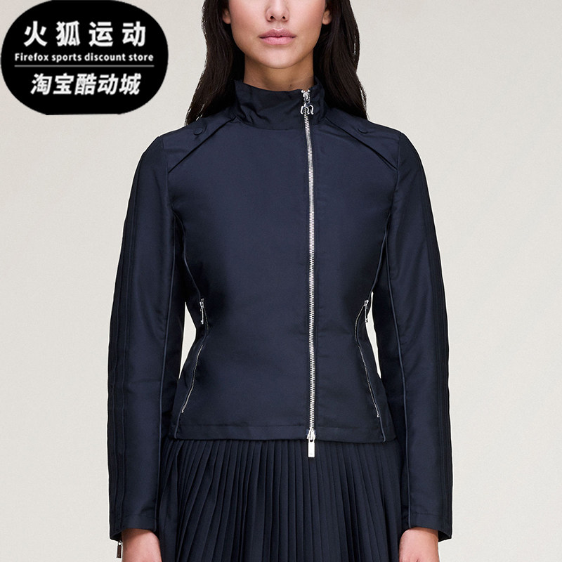 Adidas/阿迪达斯正品三叶草新款女深蓝色经典出行夹克外套KA2734