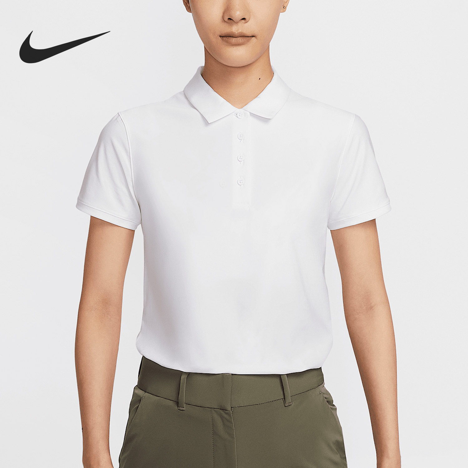 Nike/耐克官方正品夏季新款女士户外高尔夫短袖POLO衫FQ1575-100