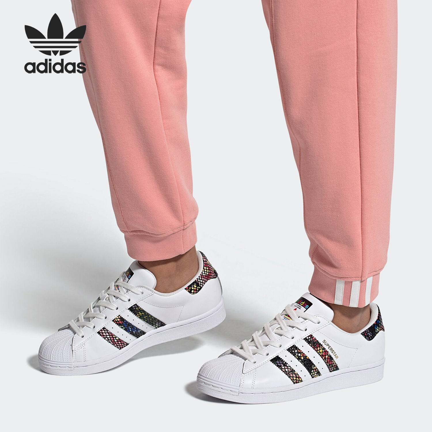 Adidas/阿迪达斯正品三叶草 SUPERSTAR W女子经典运动鞋 FW3692