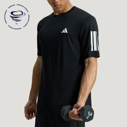 Adidas/阿迪达斯正品速干训练男士透气运动经典健身短袖T恤KU8726