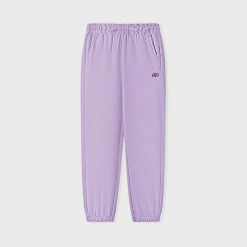 Skechers/斯凯奇正品夏季儿童日常舒适柔软针织长裤L225K065-00EW