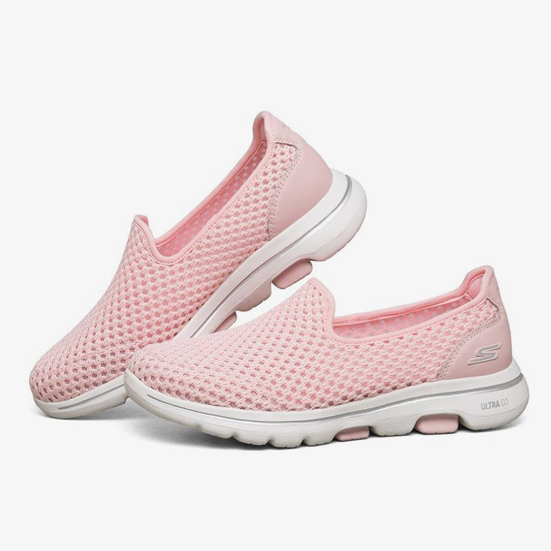 Skechers/斯凯奇正品当季新款GO WALK 5女子一脚蹬运动休闲鞋