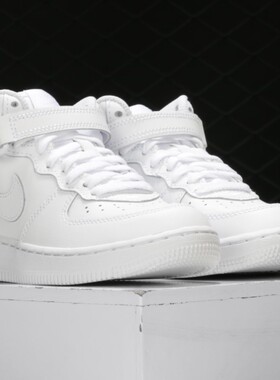 Nike/耐克正品新款 FORCE 1 MID 儿童魔术贴休闲运动鞋314196