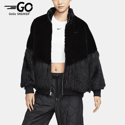 Nike/耐克正品运动女士拼接时尚潮流立领夹克外套HV8464-010
