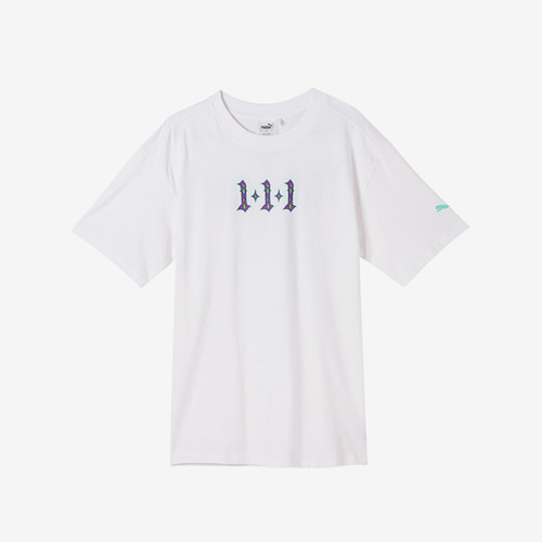 Puma/彪马正品BE YOU TEE男士简约时尚印花圆领休闲针织短袖