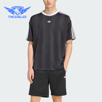 Adidas/阿迪达斯正品三叶草男士透气圆领经典复古短袖T恤KD5830