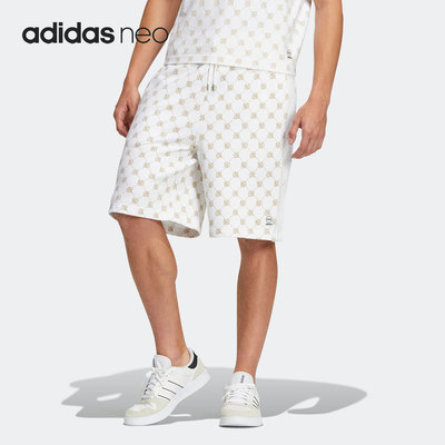 Adidas/阿迪达斯正品当季neo男子休闲新款运动短裤IB5852