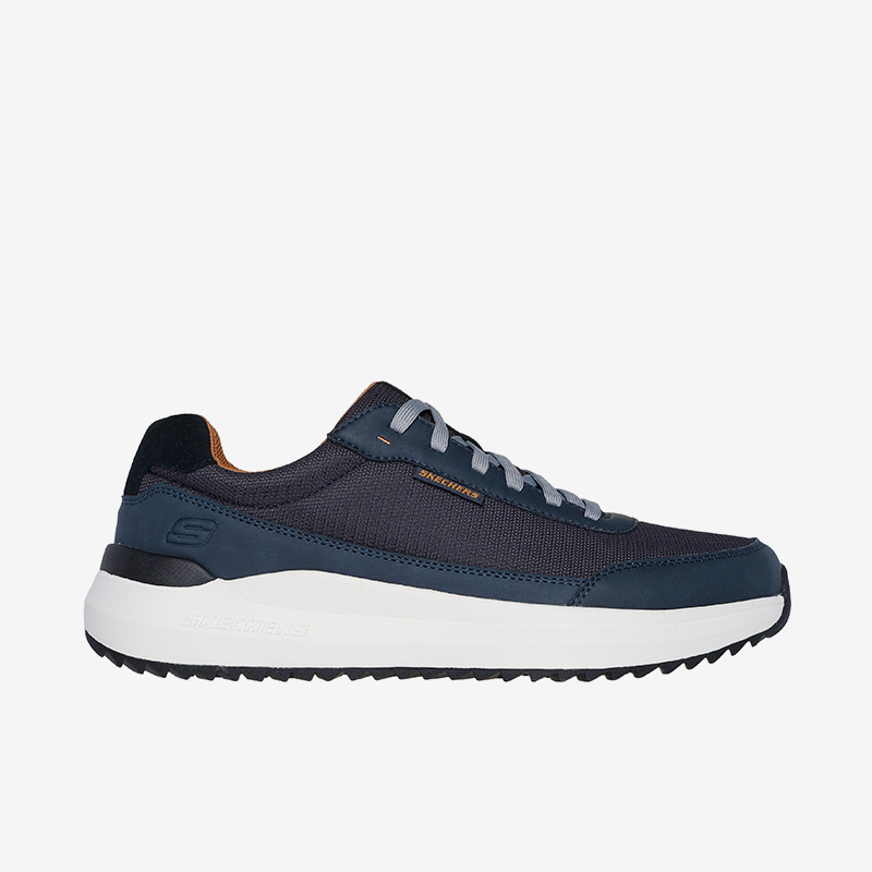 Skechers/斯凯奇正品运动男士轻质系带透气网面日常跑步鞋
