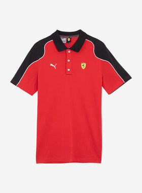 Puma/彪马正品 FERRARI 男士柔软透气运动POLO衫538169-02