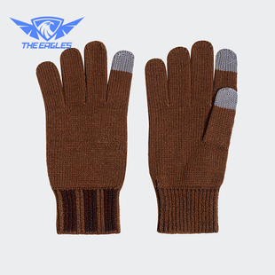 LOGO GROVE男女复古拼接手套JW1647 阿迪达斯正品 Adidas