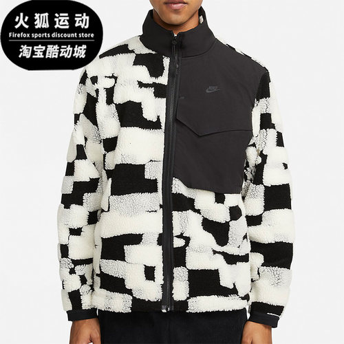 耐克正品男子羊羔毛保暖外套