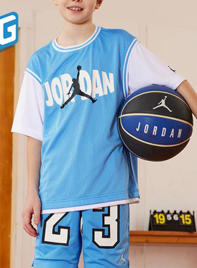 Nike/耐克正品JORDAN大童篮球运动训练短袖T恤JD2322033GS-003
