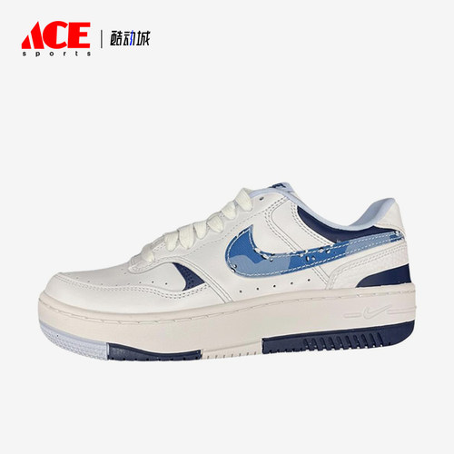 Nike/耐克正品GamaForce新款女白蓝色低帮经典休闲板鞋IB6171-101