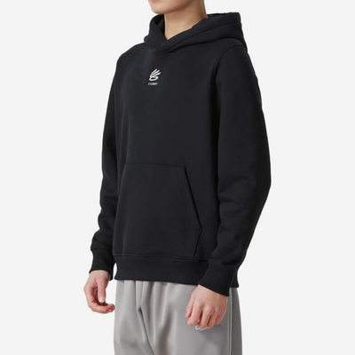 UA/安德玛正品2025新款男子篮球运动连帽卫衣套头衫1387096-002