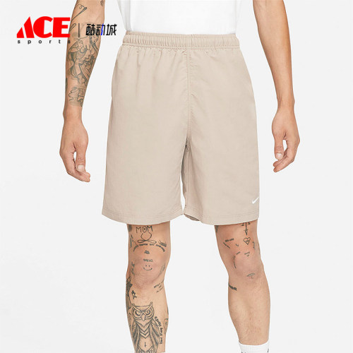 Nike/耐克正品2025男士日常松紧腰刺绣透气运动短裤DM4402-245