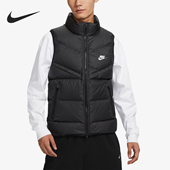 耐克正品 2024冬款 男士 Nike 保暖运动立领羽绒马甲FB8184 010