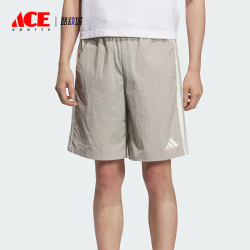 Adidas/阿迪达斯正品夏季男士梭织简约透气经典日常短裤KC2844