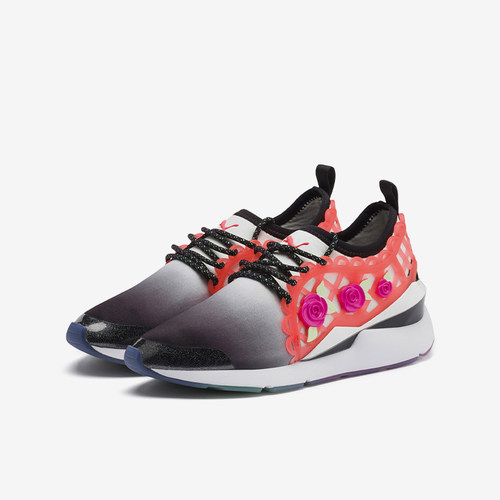 Puma/彪马正品休闲女士玫瑰花渐变低帮系带运动鞋369518-01