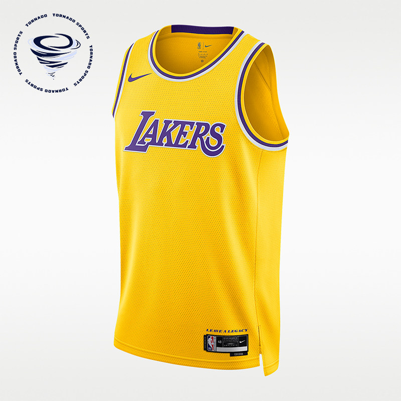 Nike/耐克正品NBASwingman新款男黄紫色经典篮球背心DN2140-728
