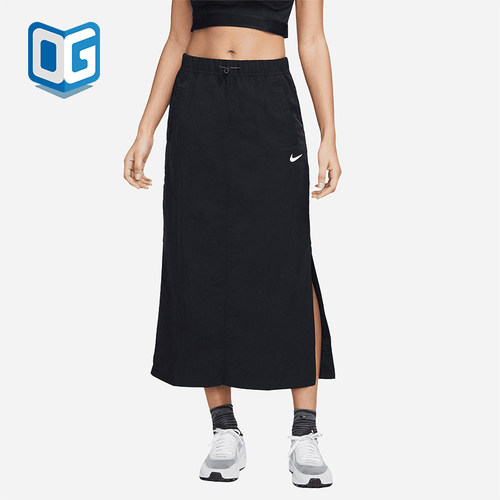 Nike/耐克正品运动女士简约经典侧边开衩半身裙DM6249-010