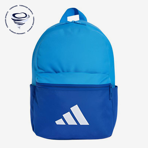 Adidas/阿迪达斯正品2026新款儿童经典简约运动拼接双肩包KE0412