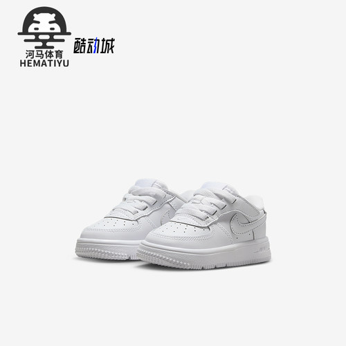 Nike/耐克正品Force 1 Low婴童经典魔术贴轻便休闲鞋IH4491-101
