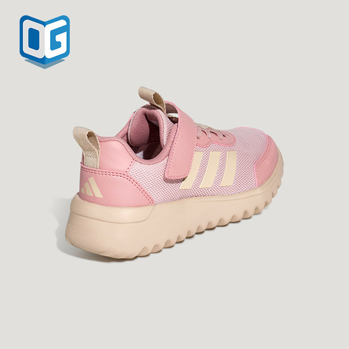 Adidas/阿迪达斯正品PLAYFLOW EL儿童休闲魔术贴耐磨运动鞋KJ0771