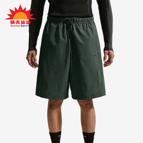 Nike/耐克正品男士系带松紧梭织运动刺绣休闲短裤IF1305-303