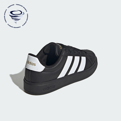 Adidas/阿迪达斯正品STREETTALK大童休闲运动系带耐磨板鞋JS5053
