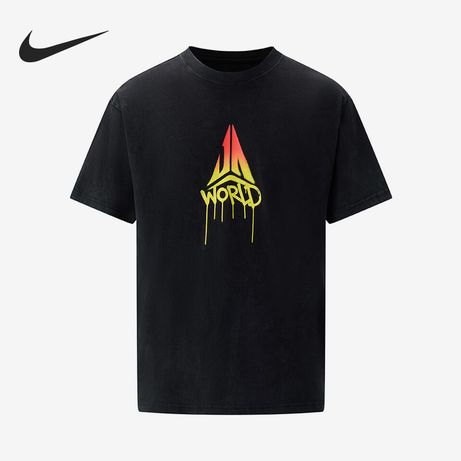 Nike/耐克官方正品2025秋季款男士运动圆领针织短袖II1488-010