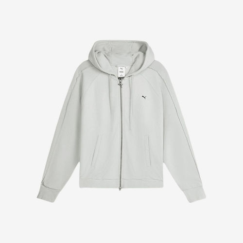 Puma彪马官方正品MUSINSAT7女针织连帽拉链长袖卫衣640538-09