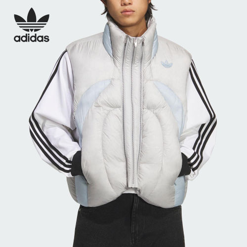 Adidas/阿迪达斯正品三叶草男女时尚宽松保暖羽绒马甲KS8232