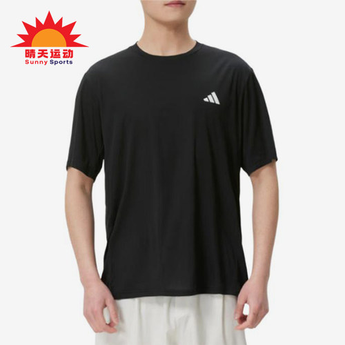 Adidas/阿迪达斯正品圆领套头短袖跑步T恤新款短袖T恤KU8712