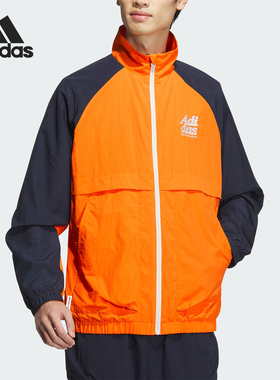Adidas/阿迪达斯正品 M LOGO JKT男士运动休闲夹克外套JI6858