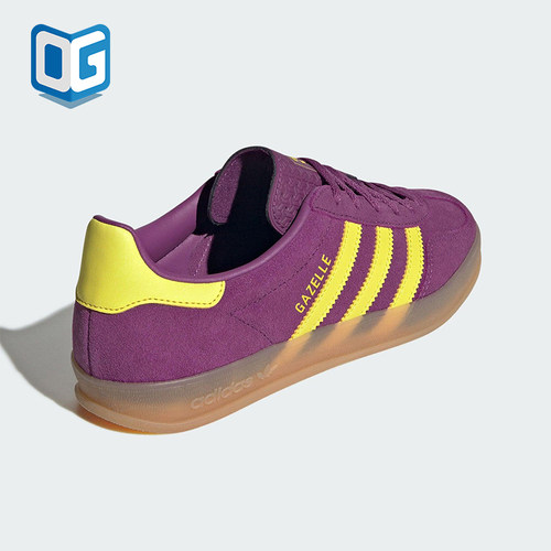 Adidas/阿迪达斯正品三叶草女士运动时尚系带休闲轻盈板鞋JS1415
