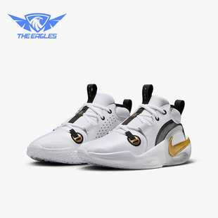 FB2689 Nike 儿童耐磨运动中帮系带缓震篮球鞋 冬季 100 耐克正品