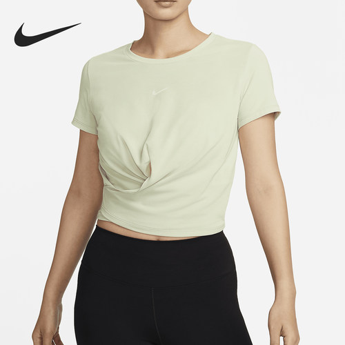Nike/耐克正品One Luxe Dri-FIT 女士修身短袖T恤HF6182-371
