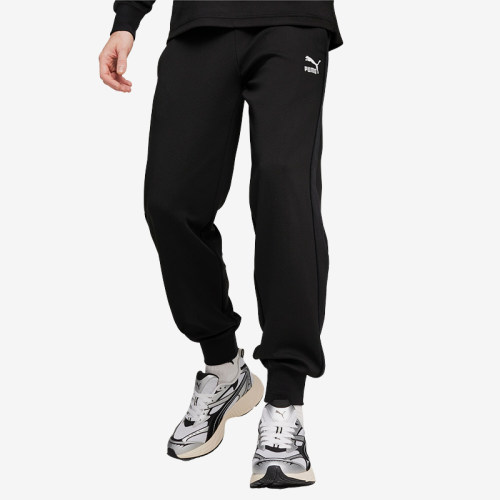 Puma/彪马正品新款男黑色亲肤自在保暖简约经典针织长裤626162-01